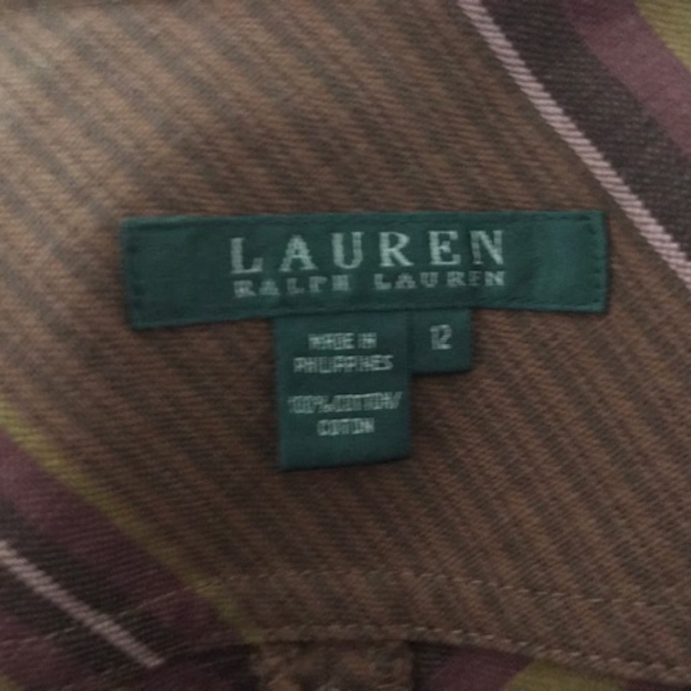 LAUREN RALPH LAUREN GEOMETRIC NATIVE INSP. SKIRT12 - Picture 5 of 5
